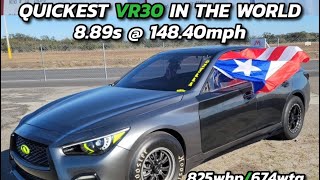 Vr30 World Record Reset!!! Qzilla 8.8 1.4 mile time