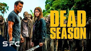 Two Survivors Fight to Escape a Zombie Island | Dead Season | Full Zombie Survival Action Movie