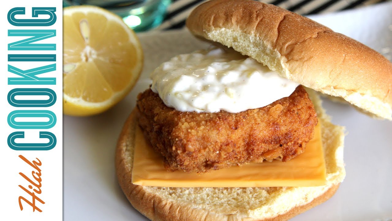 How to Make Filet-O-Fish Sandwich (Copy Cat Recipe) - Hilah Cooking