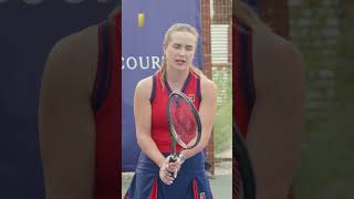 Elina Svitolina on the Importance of Following Through on the Backhand