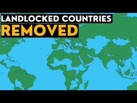 What If You Removed All Landlocked Countries?