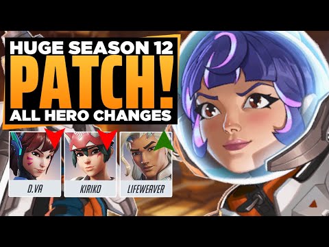 ALL HERO CHANGES in Season 12! - Juno, Kiriko, Sojourn, Dva & MORE!