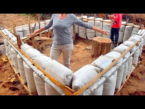 Family Builds Cheap House From Earthbags | Start to Finish