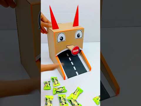 घर पर बनाओ चॉकलेट वाला ATM Machine || How to Make a Chocolate Vending Machine From Cardboard #short