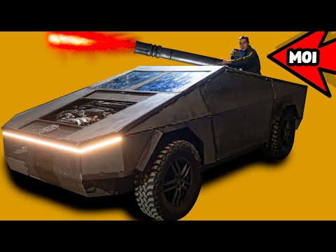 Je teste mon TANK !!! [Un VRAI CyberTank]