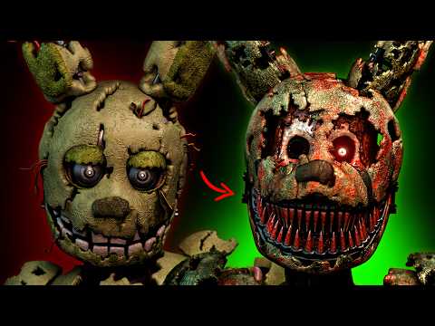 FNAF Model Showcase | Evolution of Springtrap (The Masked Devotion)