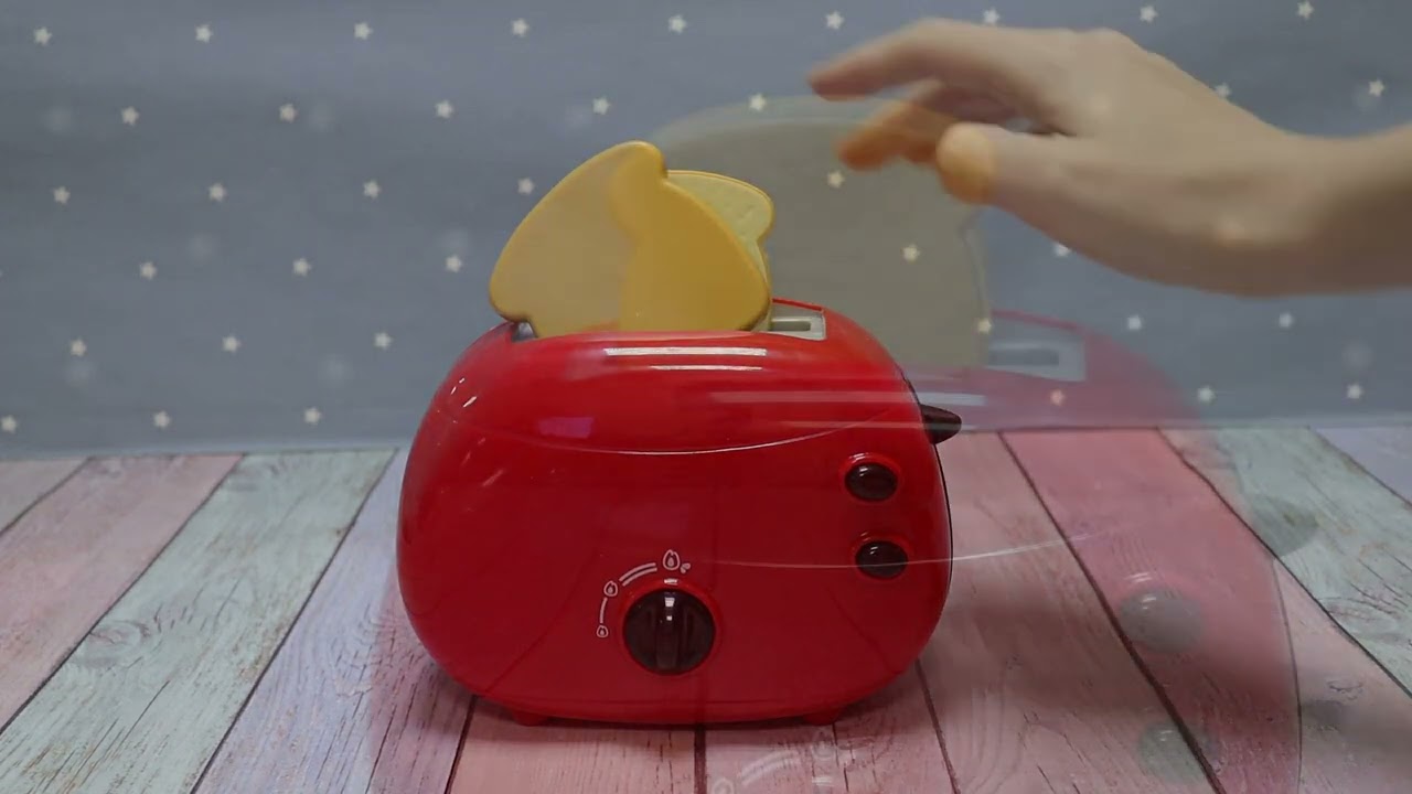 Тостер функциональный с кусочками хлеба  - видео Тостер функциональный с кусочками хлеба  - видео