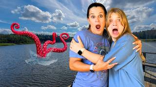 OKLAHOMA OCTOPUS in the LAKE!! Do NOT Swim Aubrey!