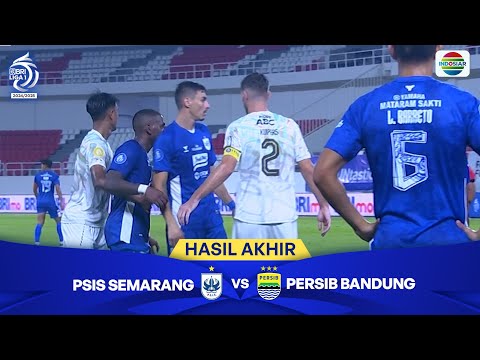 Hasil Akhir Pertandingan - PSIS Semarang vs Persib Bandung | BRI Liga 1 2024/25