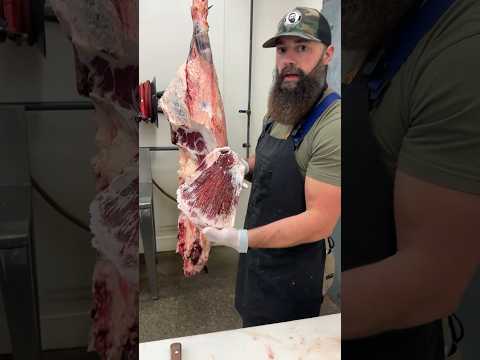 Tajima Wagyu Beef Flank Steak 🔪🐂 #shorts #beef #tajima #wagyu #flanksteak thebeardedbutchers