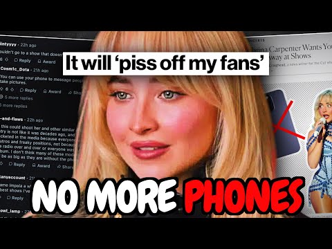 Sabrina Carpenter Might BAN PHONES At Concerts