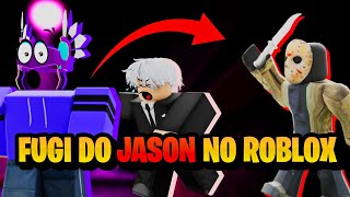 Fugindo do JASON com um YOUTUBER FAMOSO no ROBLOX!!!