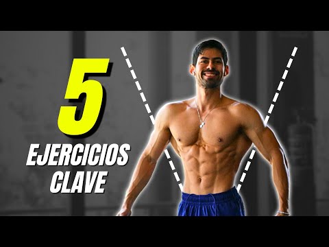 ¡Los 5 MEJORES Ejercicios para CONSEGUIR la Forma de V!