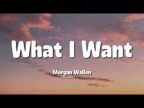 Morgan Wallen - What I Want (feat. Tate McRae) (Lyric Video)