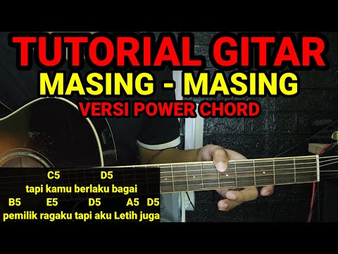 (Tutorial Gitar) Masing-Masing – Erny Zakry & Govinda | Power Chord untuk Pemula