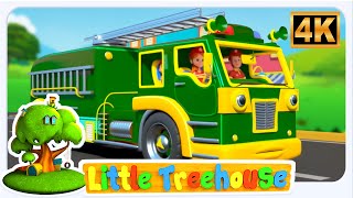 Música Divertida 👶 Rodas do Caminhão de Bombeiros | Canções para Crianças