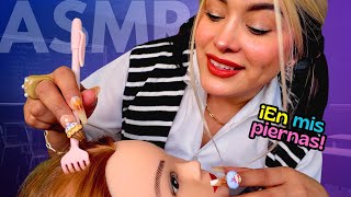 Te ARRULLO 😱 en mis PIERNAS el primer día de clases 💤📚 I Ges ASMR