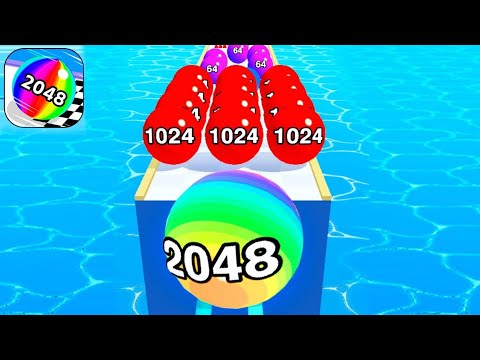 BALL RUN 2048 INFINITY GAMEPLAY || Wait for end❓😱 #veeruthegame