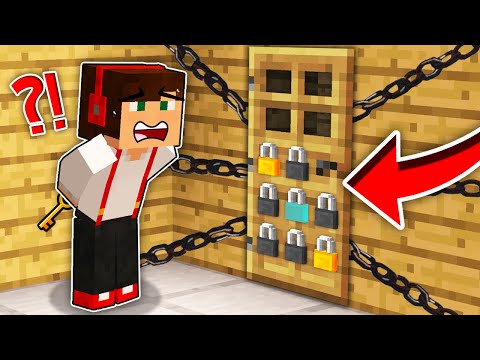 NAJLEPIEJ ZABEZPIECZONE KŁÓDKAMI DRZWI W MINECRAFT?! GPLAY & LAKI