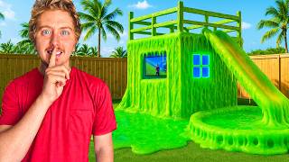 I Built a Slime House and Hid it from my Daughter!