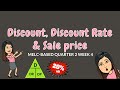 Discounts and Percentages Concepts