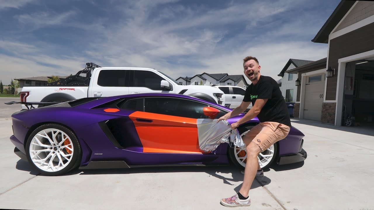 The Disaster of Unwrapping my Lamborghini Aventador.