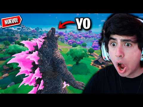 ME CONVERTÍ en GODZILLA en FORTNITE! 😱