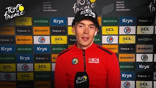 Thymen Arensman 'can't believe it' after winning first Tour de France stage | Cycling on NBC Sports