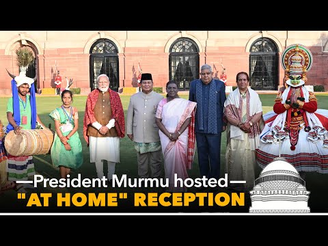 President Droupadi Murmu hosted "At Home" reception on the occasion of 76th Republic Day