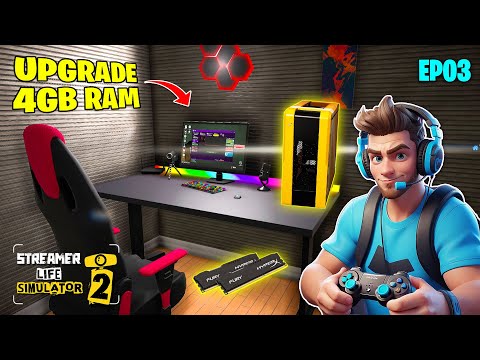 UPGRADE PC FOR PLAYING GAMES & PART TIME JOB in Streamer Life Simulator 2 #3