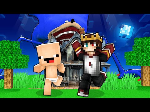 SHİN SONİC EVİNE GİZLİCE GİRDİK 😱 - Minecraft