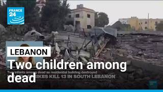 YouTube video thumbnail: Two Children Among Dead in Israeli Strikes on Lebanon