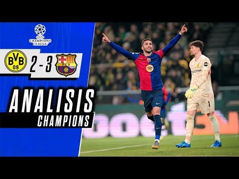 BORUSSIA DORTMUND vs BARCELONA 2-3 | CHAMPIONS LEAGUE 2024/25 | ANALISIS