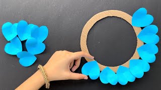 2 Beautiful Flower Wall Hanging / Paper Craft For Home Decoration /Easy flower making with paper DIY
