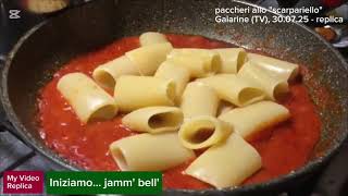 Paccheri allo "scarpariello" (replica) accorciato e restaurato a 2K