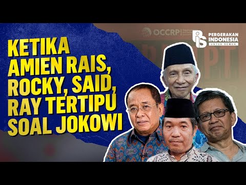 Ketika Amien Rais, Rocky, Said, Ray Tertipu Soal Jokowi