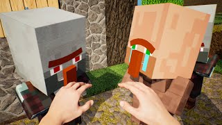 POV Minecraft Villager Life - Minecraft RTX Animation #minecraft #RTX #MrAcid
