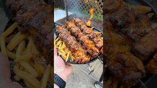 Garlic Parmesan Chicken Skewers