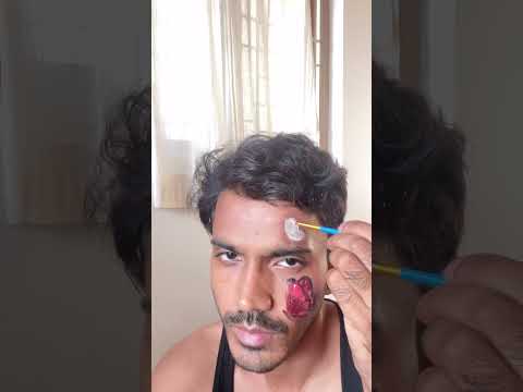 Trying face paint for first time๐ง๐พโโ๏ธ