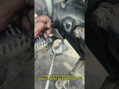 repair motorcycle using homemade tools #shorts #shortvideo #hardwork