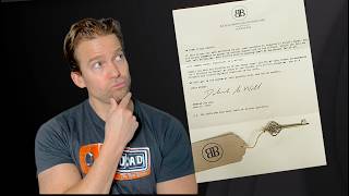I Just Received a Mysterious Letter...