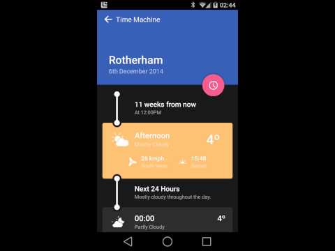 weather timeline forecast video