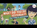 What Did You Do Yesterday?