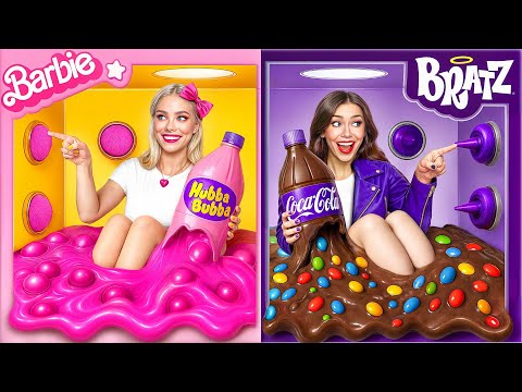 تحدي الـ 1000 زر غامض | باربي ضد براتز Multi DO Challenge