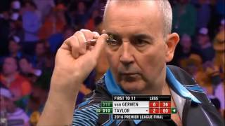 PDC Premier League of Darts 2016 - Compilatie Finale van Gerwen vs Taylor