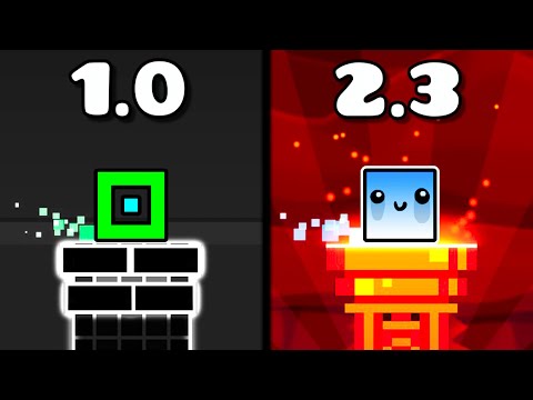 DASH в Каждой Версии Geometry Dash (1.0 - 2.3)