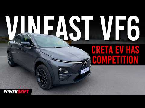 VINFAST VF6 Is A Creta Sized Electric SUV Coming To India, Is It Good? | First Look | PowerDrift