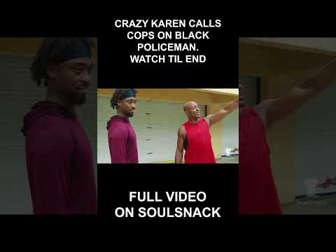 Crazy Karen Calls Cops on Black Policeman. Then This Happens #shorts #karen