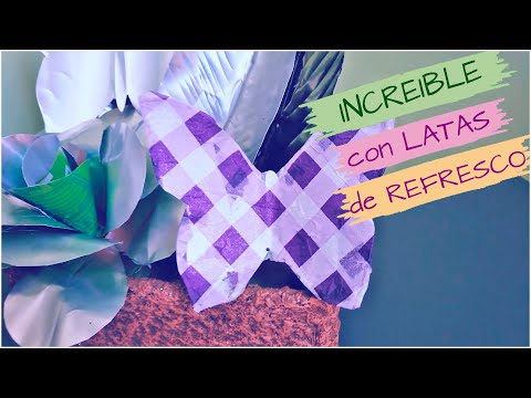 TRANSFORMA LATAS DE REFRESCOS EN OBRAS DE ARTE CON ESTAS IDEAS CREATIVAS