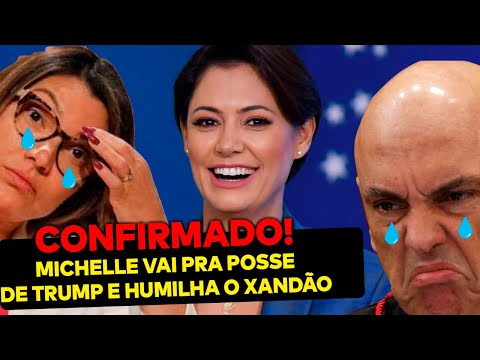 Trump rasga convite de Janja pra posse nos EUA! Michelle ignora o Xandão e vai representar o Brasil